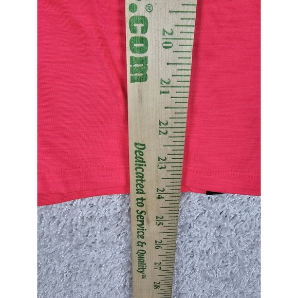 Under Armour Coldgear 1/4 Zip Jacket Womens Small Fitted Pink & Black Thumbholes - Picture 7 of 13